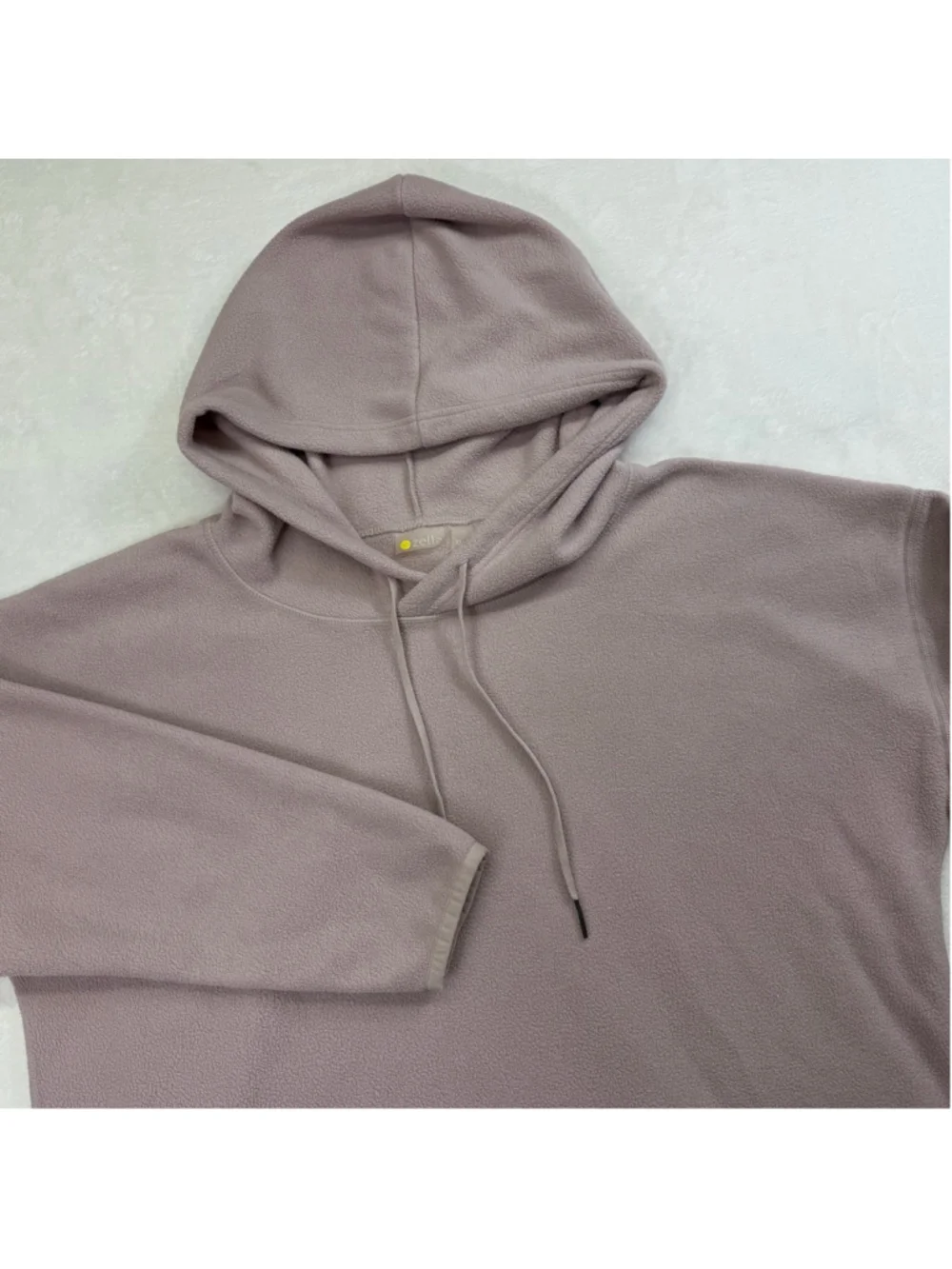 Women's Zella Fleece Hoodie XL Mauve Lavender Thumb‎ Holes